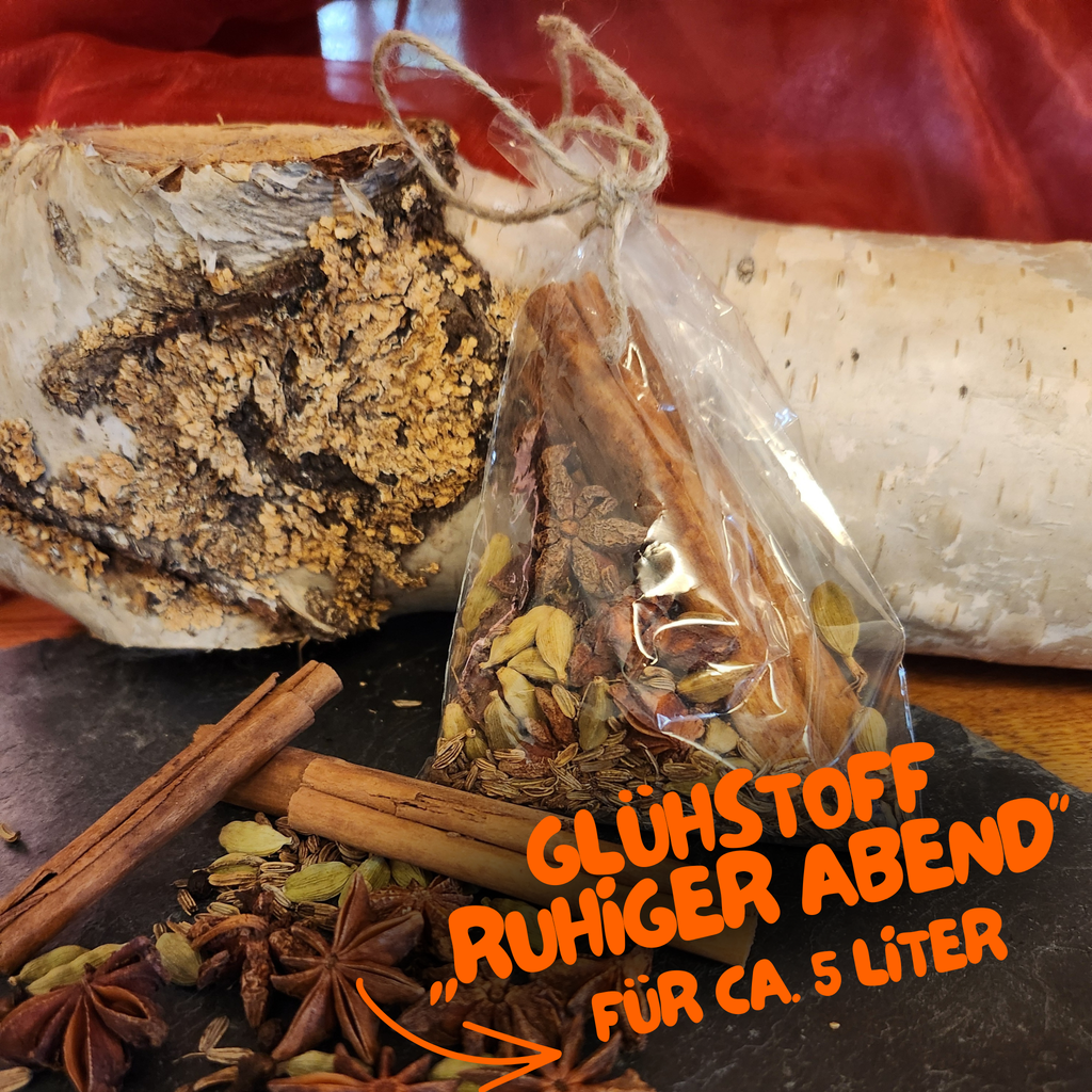 GLÜHSTOFF ,,Ruhiger Abend" – Glühweingewürz für 5 Liter Wein (35 g)